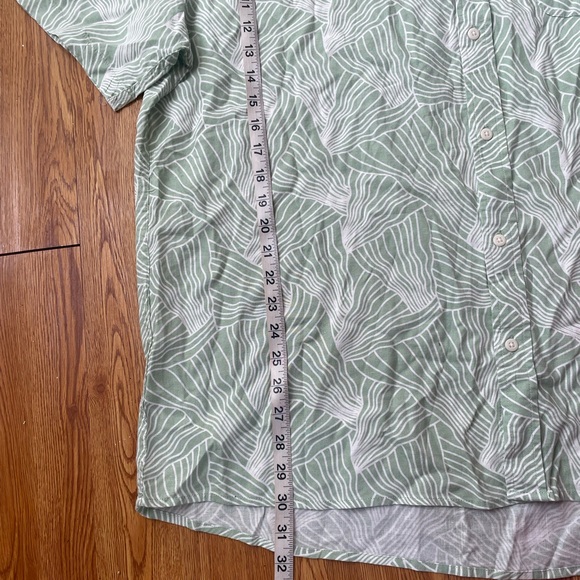 Hawker Rye Men's Green Patterned Shirt - Picture 8 of 10